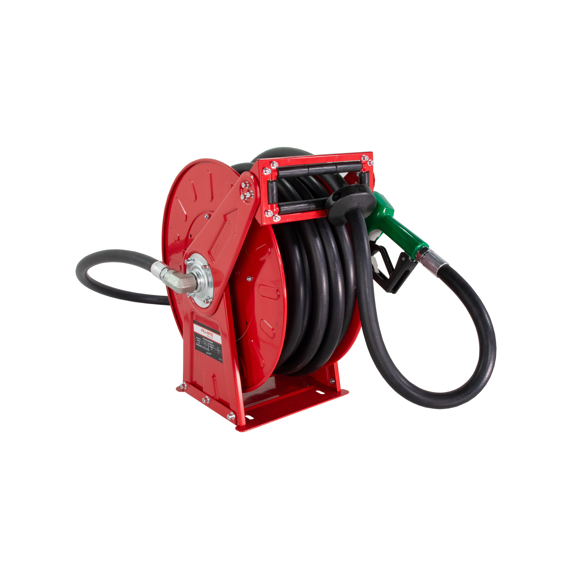 Fill-Rite FRHR07550 3/4" x 50' Retractable Fuel Hose Reel with Auto Nozzle